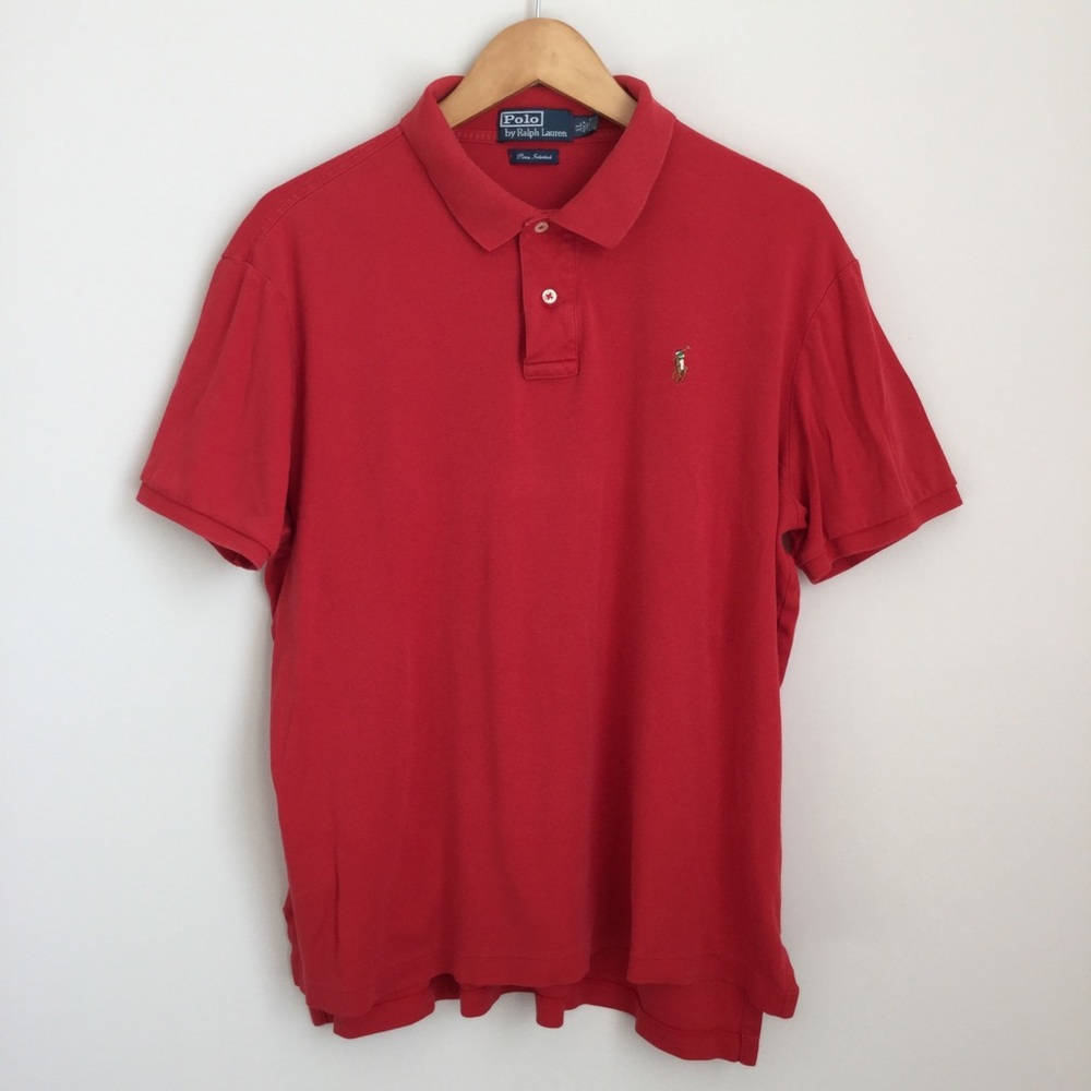 Ralph Lauren Pima Interlock Polo Shirt (XL)